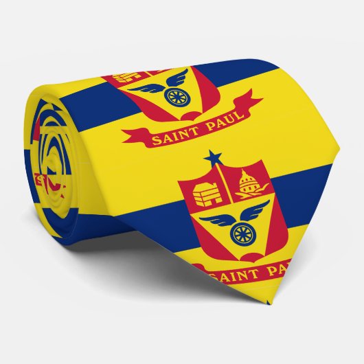 Vlag van St Paul, Stropdas van Minnesota (Opgerold)
