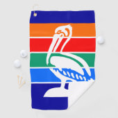 Vlag van St. Petersburg, Florida Golfhanddoek (Insitu)