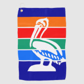 Vlag van St. Petersburg, Florida Golfhanddoek (Voorkant)