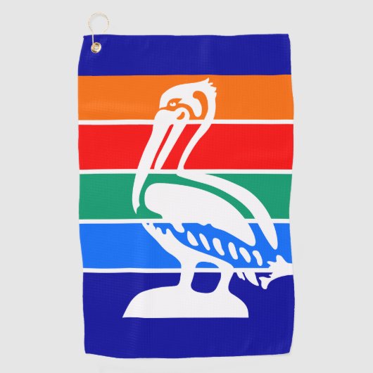 Vlag van St. Petersburg, Florida Golfhanddoek (Voorkant)