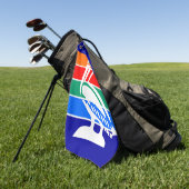 Vlag van St. Petersburg, Florida Golfhanddoek (Groen)