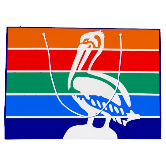 Vlag van St. Petersburg, Florida Groot Cadeauzakje (Achterkant)