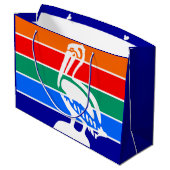 Vlag van St. Petersburg, Florida Groot Cadeauzakje (Achterkant Gekanteld)