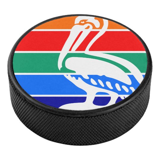 Vlag van St. Petersburg, Florida Hockey Puck (3/4)