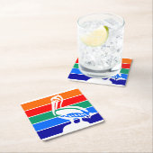 Vlag van St. Petersburg, Florida Kartonnen Onderzetters (Insitu)