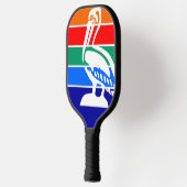 Vlag van St. Petersburg, Florida Pickleball Paddle (Links)