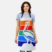 Vlag van St. Petersburg, Florida Schort (Gedragen)