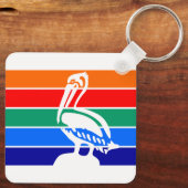 Vlag van St. Petersburg, Florida Sleutelhanger (Achterkant)