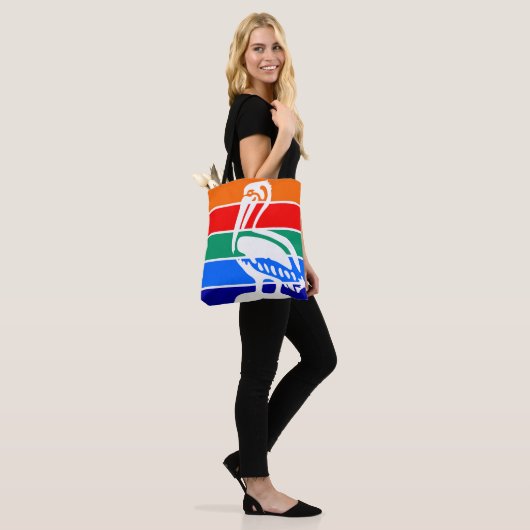 Vlag van St. Petersburg, Florida Tote Bag (Op model)
