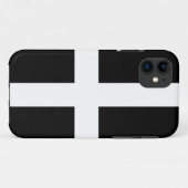 Vlag van St. Piran / vlag van Cornwall  Case-Mate iPhone Case (Achterkant (horizontaal))