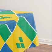 Vlag van St. Vincent Patriottisch Tafelkleed (Voorbeeld)