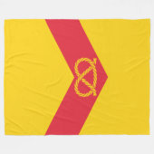 Vlag van Staffordshire Fleece Blanket Deken (Voorkant (Horizontaal))