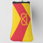 Vlag van Staffordshire Golf Head Hoesje Golfheadcover (Draai 90)