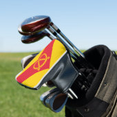 Vlag van Staffordshire Golf Head Hoesje Golfheadcover (Insitu)