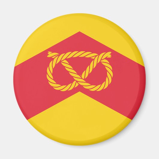 Vlag van Staffordshire Magnet (Voorkant)