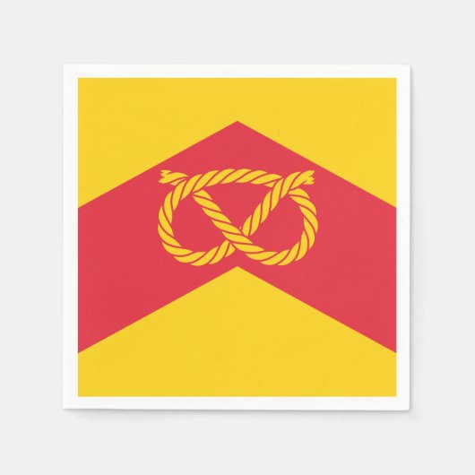 Vlag van Staffordshire servetten (Voorkant)
