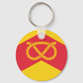 Vlag van Staffordshire Sleutelhanger (Voorkant)