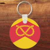 Vlag van Staffordshire Sleutelhanger (Voorkant)