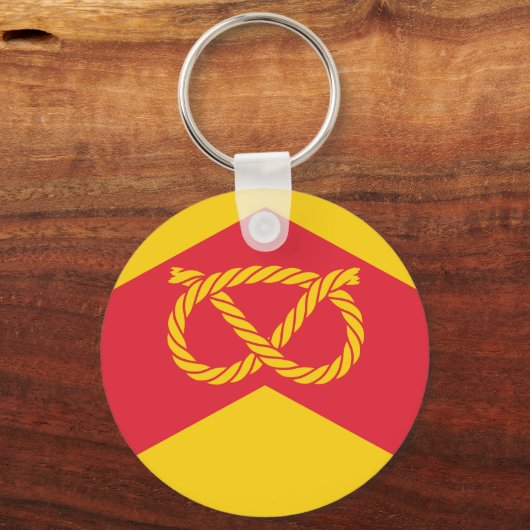 Vlag van Staffordshire Sleutelhanger (Voorkant)