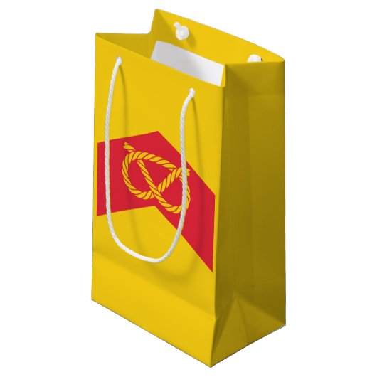 Vlag van Staffordshire Small Gift Bag Klein Cadeauzakje (Voorkant Gekanteld)