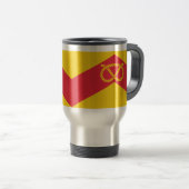 Vlag van Staffordshire Travel Mug Reisbeker (Voorkant rechts)