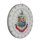 Vlag van Stamford (Connecticut) Dartbord (Voorkant Links)