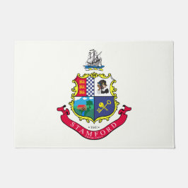 Vlag van Stamford (Connecticut) Deurmat