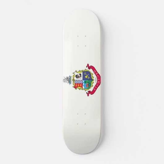Vlag van Stamford (Connecticut) Persoonlijk Skateboard (Voorkant)