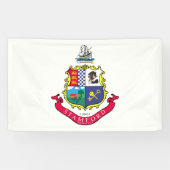 Vlag van Stamford (Connecticut) Spandoek (Horizontaal)