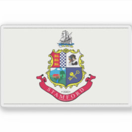Vlag van Stamford, Connecticut Sticker