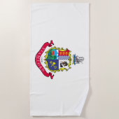 Vlag van Stamford (Connecticut) Strandlaken (Voorkant)