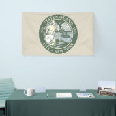 Vlag van Staten Island (Borough of New York City) Spandoek (Beurs)
