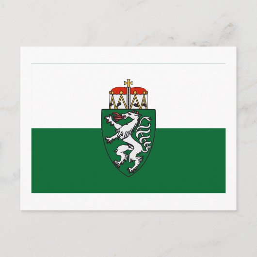 Vlag van Stiermarken, Oostenrijk Briefkaart (Voorkant)