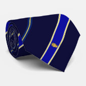 vlag van Stockholm-strepen Stropdas (Opgerold)