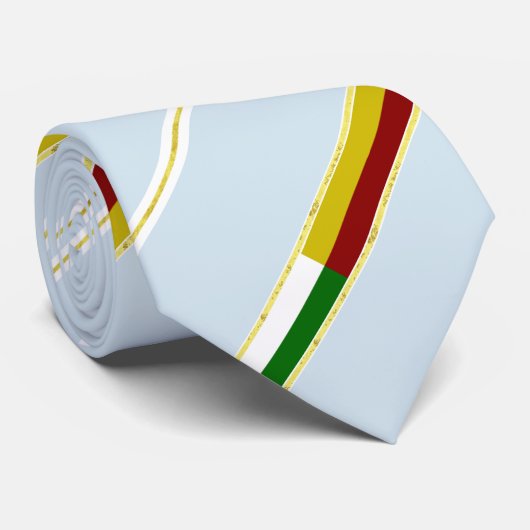 vlag van strippen stropdas (Opgerold)