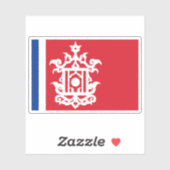 Vlag van Sulu (eind 19e eeuw) Sticker (Vel)