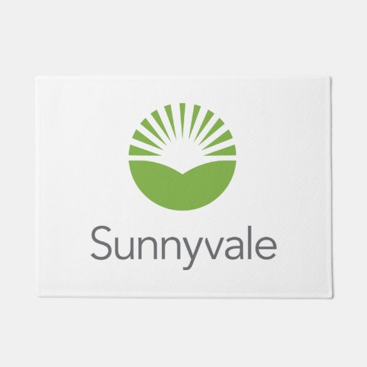 Vlag van Sunnyvale (Californië) Deurmat (Voorkant)
