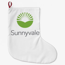Vlag van Sunnyvale (Californië) Grote Kerstsok