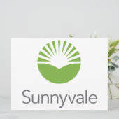 Vlag van Sunnyvale (Californië) Kaart (Staand voorkant)