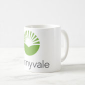 Vlag van Sunnyvale (Californië) Koffiemok (Voorkant rechts)