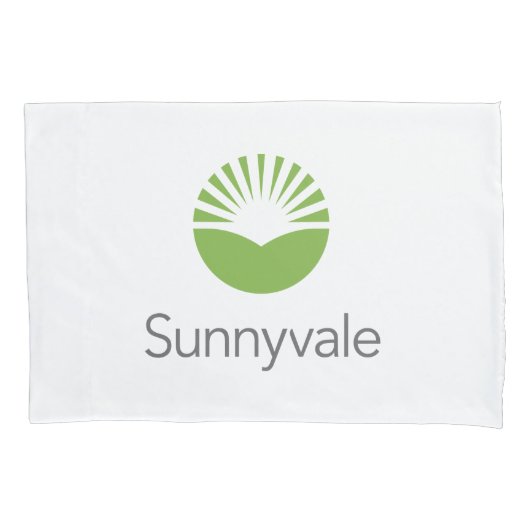 Vlag van Sunnyvale (Californië) Kussensloop (Voorkant-Links)