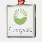 Vlag van Sunnyvale (Californië) Metalen Ornament (Links)