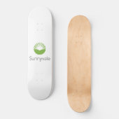 Vlag van Sunnyvale (Californië) Persoonlijk Skateboard (Voorkant)