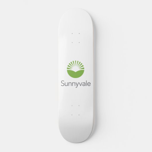 Vlag van Sunnyvale (Californië) Persoonlijk Skateboard (Voorkant)