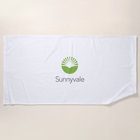 Vlag van Sunnyvale (Californië) Strandlaken (Voorkant)