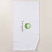 Vlag van Sunnyvale (Californië) Strandlaken (Voorkant)