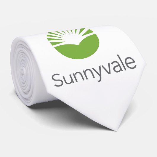 Vlag van Sunnyvale (Californië) Stropdas (Opgerold)