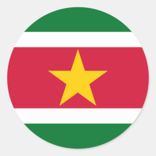 Vlag van Surinaamse Sticker