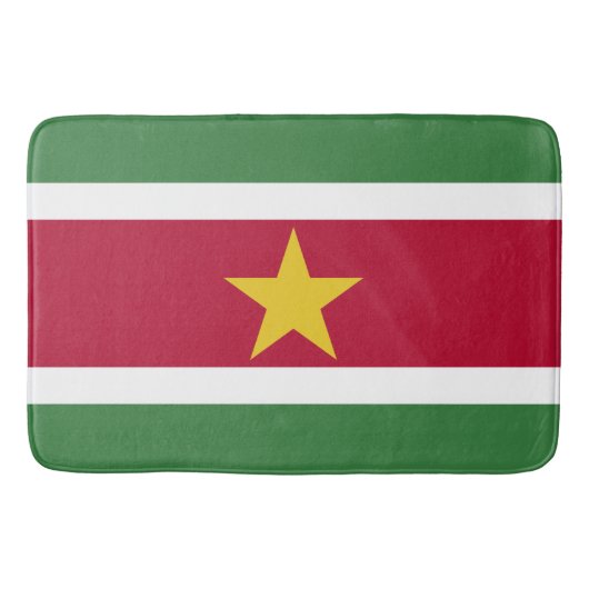 Vlag van Suriname Badmat (Voorkant)
