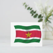 Vlag van Suriname Briefkaart (Staand voorkant)